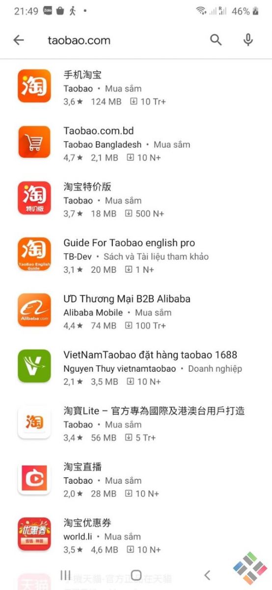 Cách đặt hàng Taobao trên điện thoại - Hình 1